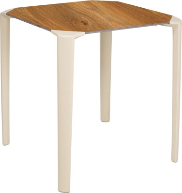 Mesa Ezpeleta apilable Sand Blancos dark oak Polipropileno 70x70-one