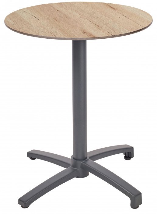Mesa Ezpeleta abatible anthracite Grises oak Aluminio lacado 60