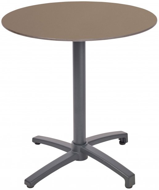 Mesa Ezpeleta abatible anthracite Grises Taupe Aluminio lacado 70