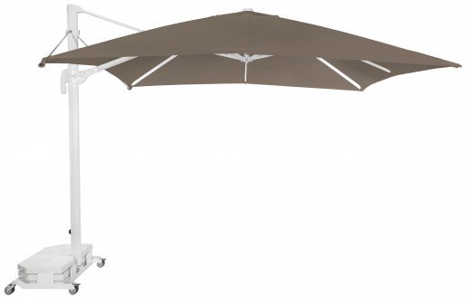 Parasol Ezpeleta Cuadrados White 2 Blancos taupe Olefin 3X3