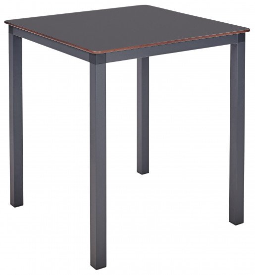 Mesa Ezpeleta apilable anthracite Grises anthracite Aluminio lacado 70x70