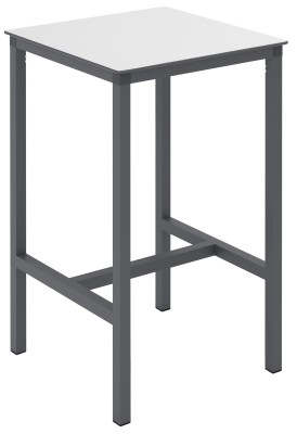 Mesa Ezpeleta  anthracite Grises white Aluminio lacado 70x70
