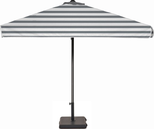 Parasol Ezpeleta Cuadrados Anthracite 4 Grises anthracite stripe Olefin 2,5X2,5