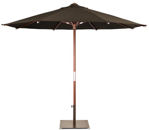 Parasol Ezpeleta Redondos Madera 2 Marrones moka Olefin 3