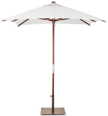 Parasol Ezpeleta Cuadrados Madera 2 Marrones white Olefin 2X2