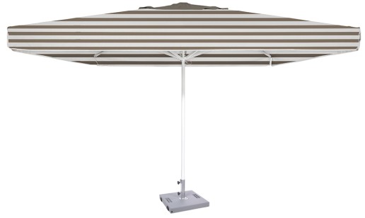 Parasol Ezpeleta Cuadrados White 4 Blancos taupe stripe Olefin 3,5X3,5
