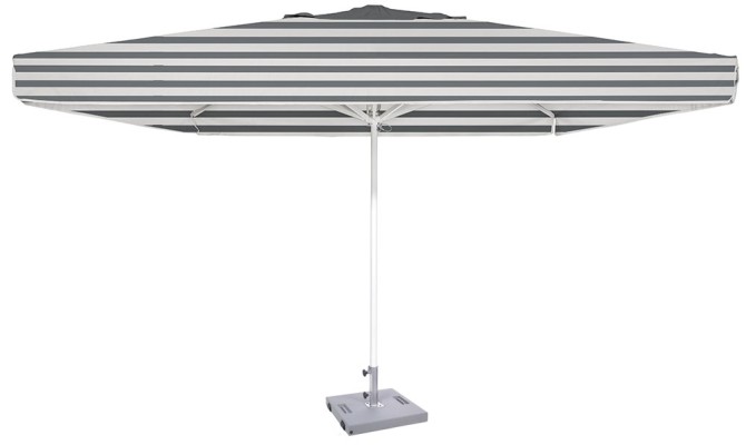 Parasol Ezpeleta Cuadrados White 4 Blancos anthracite stripe Olefin 3,5X3,5