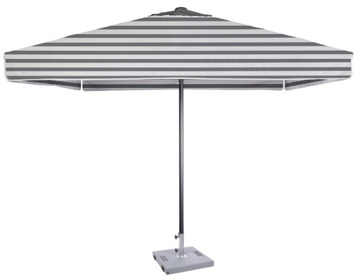 Parasol Ezpeleta Cuadrados Anthracite 4 Grises anthracite stripe Olefin 3X3