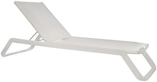 Lounge Ezpeleta Tumbona white  Blancos Aluminio lacado Textiline