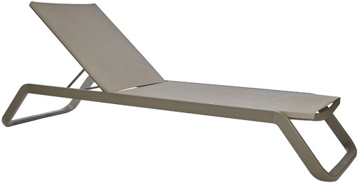 Lounge Ezpeleta Tumbona taupe  Marrones Aluminio lacado Textiline