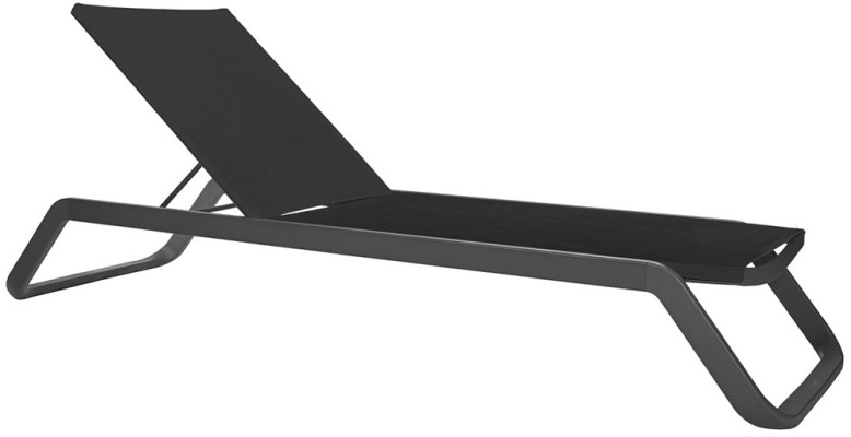 Lounge Ezpeleta Tumbona anthracite  Grises Aluminio lacado Textiline