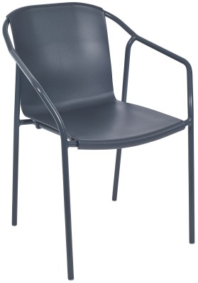 Silla Ezpeleta Con brazos Aluminio  anthracite-anthracite 