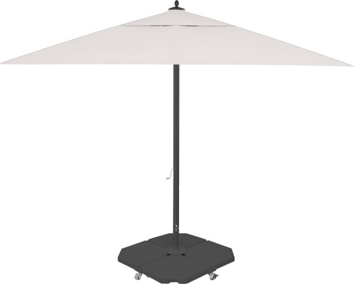Parasol Ezpeleta Cuadrados White 2 Blancos anthracite Olefin 4X4