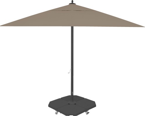 Parasol Ezpeleta Cuadrados White 2 Blancos white Olefin 4X4