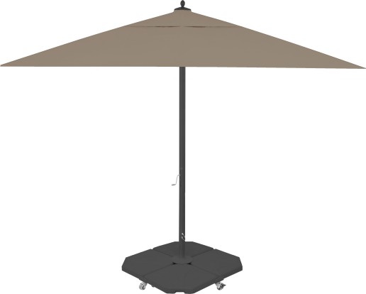 Parasol Ezpeleta Cuadrados White 2 Blancos white Olefin 4X4