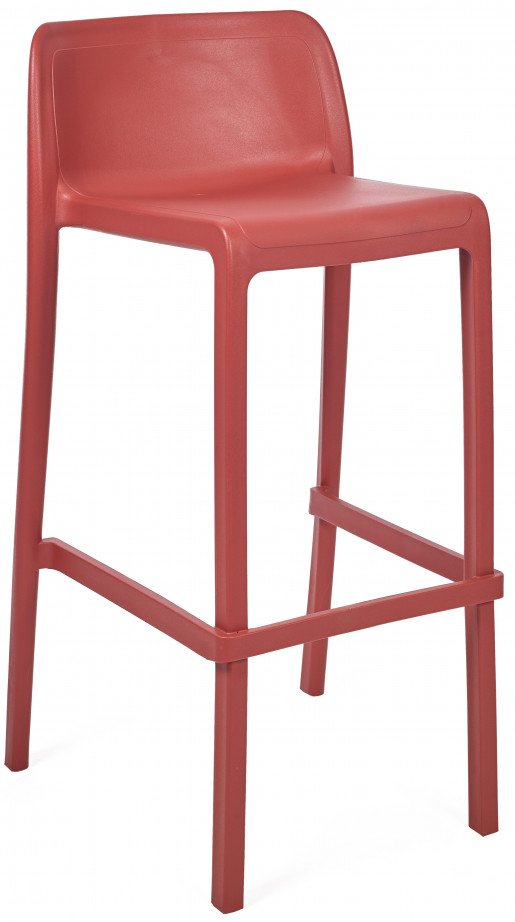 Silla Ezpeleta Taburete alto Polipropileno  brick 