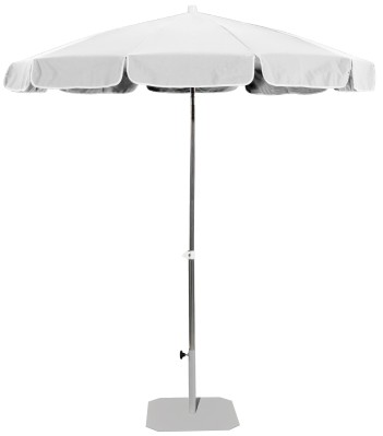 Parasol Ezpeleta Redondos Inox 1 Grises white Olefin 2