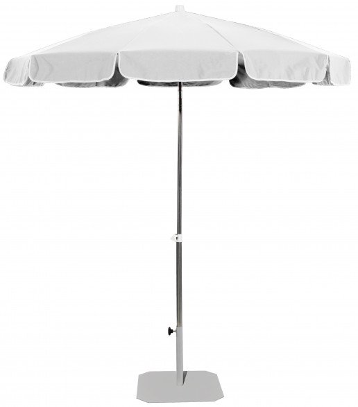 Parasol Ezpeleta Redondos Inox 1 Grises white Olefin 2
