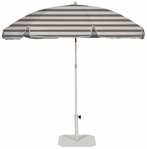 Parasol Ezpeleta Redondos Sand 1 Blancos taupe stripe Olefin 2