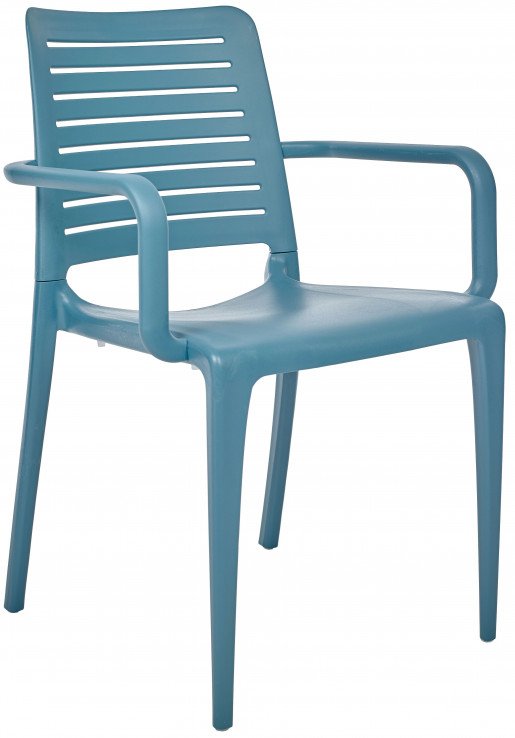 Silla Ezpeleta Con brazos Polipropileno  ocean 