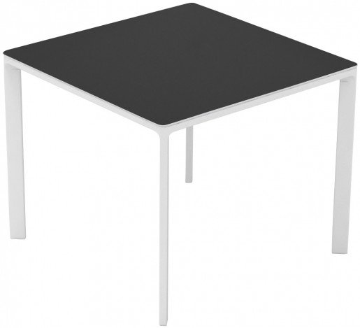 Mesa Ezpeleta apilable white Blancos anthracite Aluminio lacado 90x90