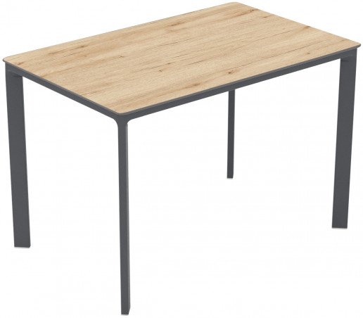 Mesa Ezpeleta  anthracite Grises oak Aluminio lacado 120x80