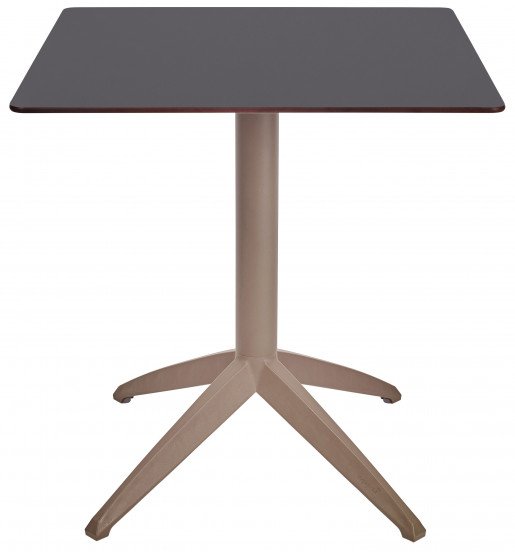Mesa Ezpeleta  Taupe Marrones anthracite Polipropileno 70x70