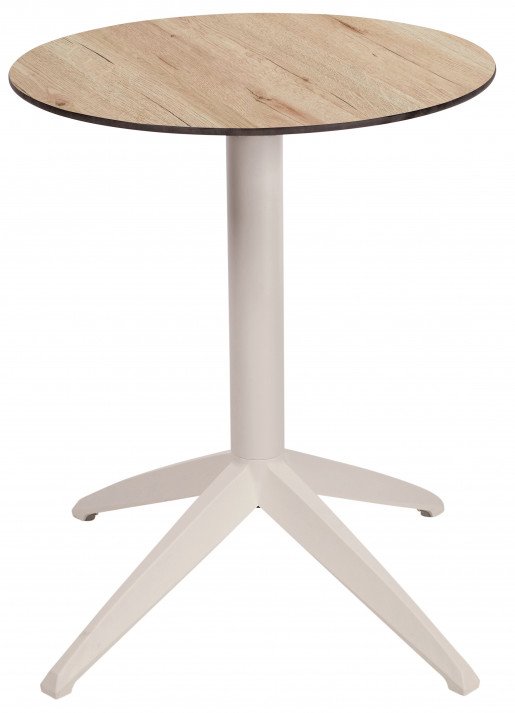Mesa Ezpeleta abatible white Blancos oak Polipropileno 60