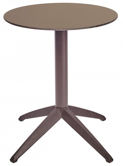 Mesa Ezpeleta abatible Moka Marrones Taupe Polipropileno 60