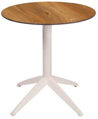 Mesa Ezpeleta abatible white Blancos dark oak Polipropileno 70