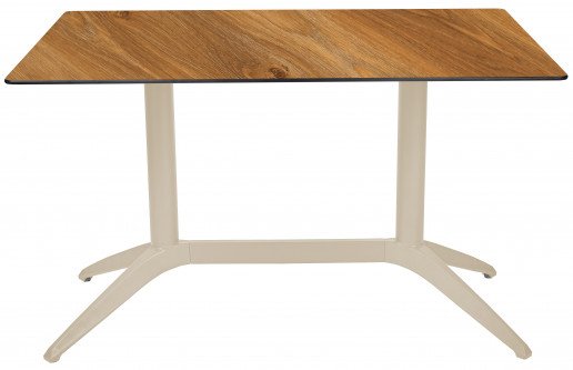 Mesa Ezpeleta  Sand Blancos dark oak Polipropileno 120x80