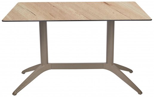 Mesa Ezpeleta  Taupe Marrones oak Polipropileno 120x80
