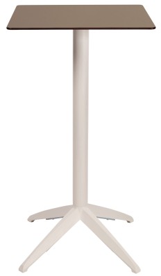 Mesa Ezpeleta  white Blancos Taupe Polipropileno 60x60