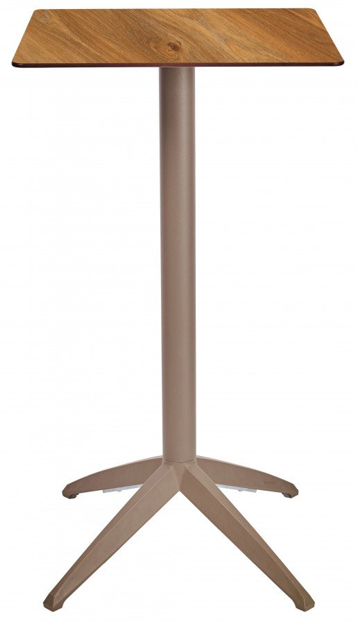 Mesa Ezpeleta  Taupe Marrones dark oak Polipropileno 60x60