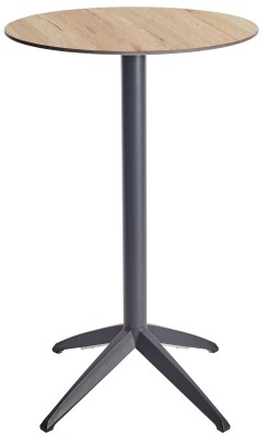 Mesa Ezpeleta  anthracite Grises oak Polipropileno 70